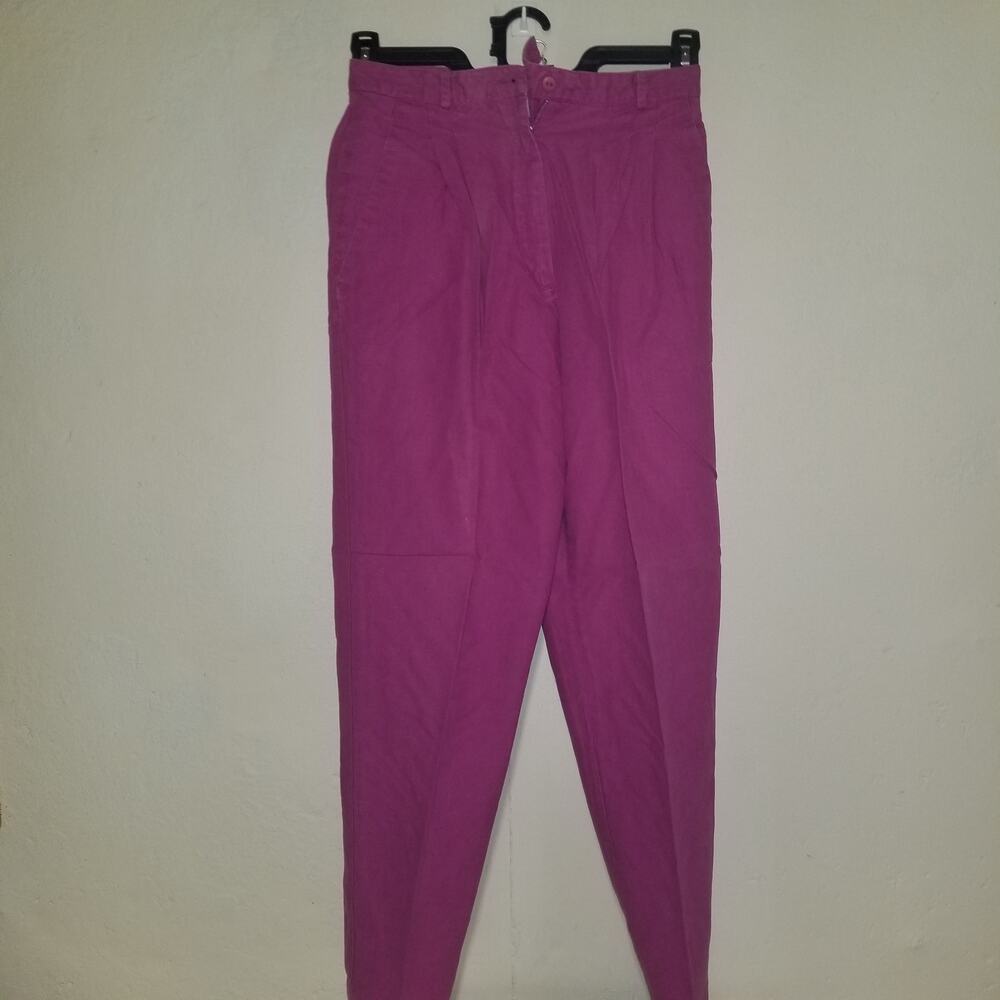 Ladies casual pants. size 10, Rafaella , vintage 80's . Pleated front